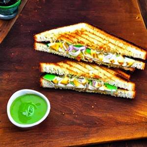 Paneer veg cheese sandwich 