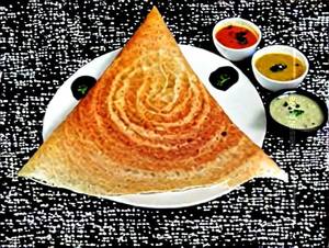 Onion dosa.