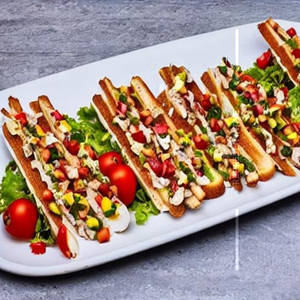 Maxican Open Sandwich