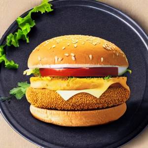 Aloo tikki royal cheese burger