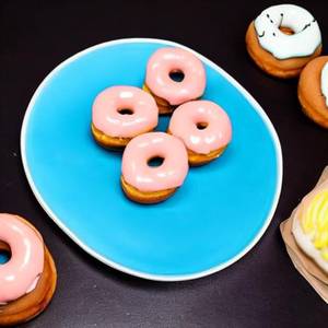 Donuts white chocolate 