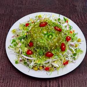 Sprout salad chaat