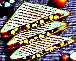 Cheese Chilli Corn Open Sandwich