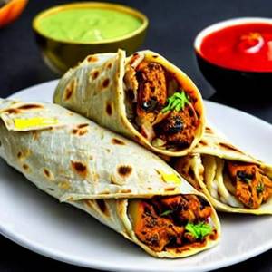 Kuboos Tawa Chicken Shawarma Roll
