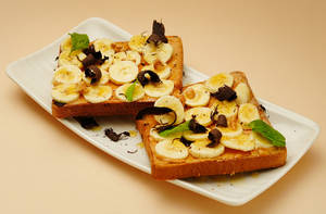 Peanut Butter And Banana Toast