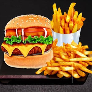 Mexican Burger & Peri Peri Fries