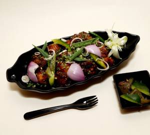 Veg Mushroom Chilly