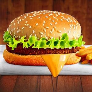Veg cheese burger