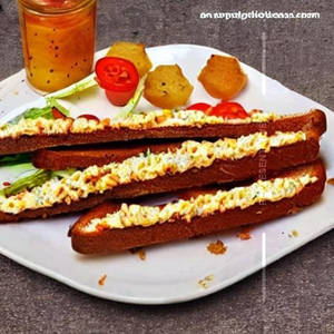Cheese Peri Peri Open Sandwich