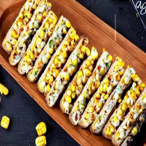 Cheese Corn N Paneer Open Sandwich