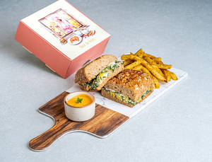 Corn And Spinach Panini
