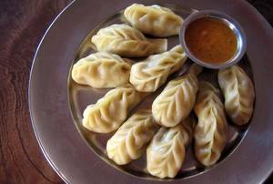 Yomari Momos Platter Steamed