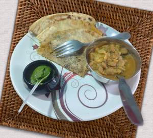 Aloo paratha (2 pieces)