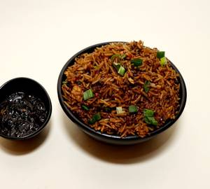 Chicken Burnt Chilly Rice