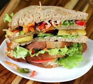 Vegetable Club Sandwich