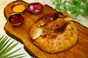 Amritsari Chole Stuffed Parantha (woodfired)
