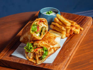 Cottage Cheese & Red Pepper Wrap