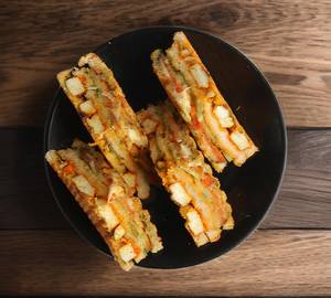 Paneer tikka  grill sandwich