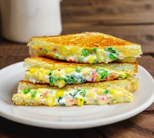 Cheesy Cornwich (Corn Sandwich)