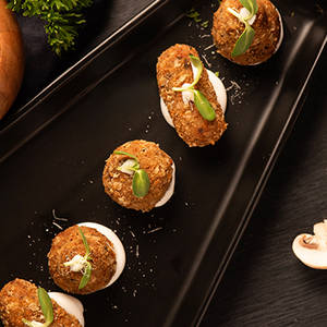 TRUFFLE ARANCHINI WITH AIOLI