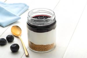 Blueberry Cheesecake Dessert Jar