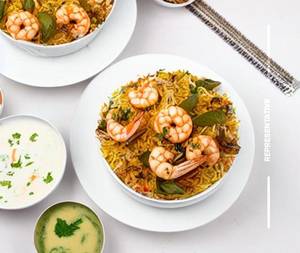 Prawns Dum Biryani