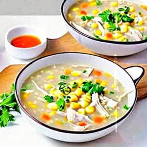 Sweet Corn Chicken Soup