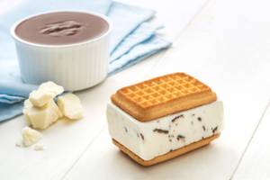 Milk Biki W/ White Choco Nutella Ice Cream