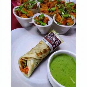 Soya Chaap Rumali Roll 