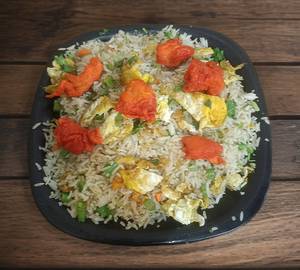 Black Pepper Chicken Fried Rice