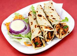 Chicken shawarma roll
