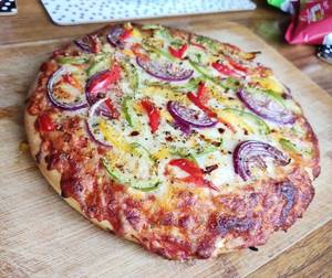 Onion Tomato Capsicum Double Layer Pizza