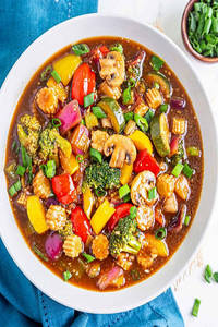 Mix Vegetables In Hot Garlic Sauce