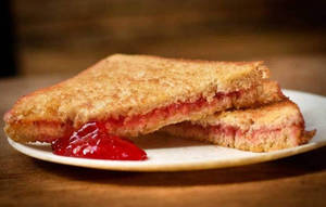 Jam Toast Sandwich