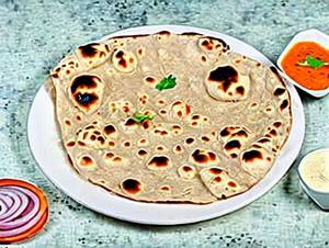 Ghee Chopri Roti (Tandoori Chapati)
