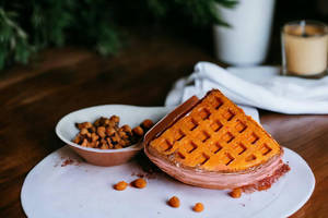 Butterscotch Crunch Waffle