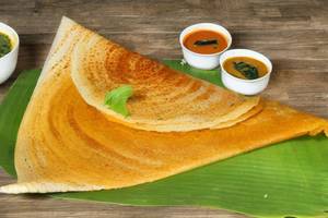 Paneer Cheese Palak Dosa