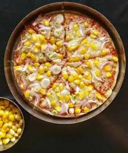 Onion and corn pizza                                                                                                                                                        