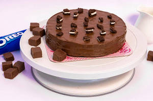 Milk Oreo Waffle Cake ( Double Layer )
