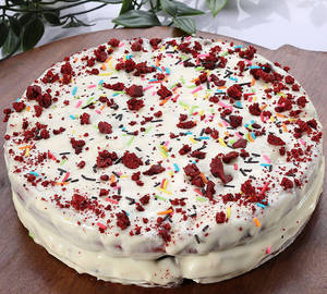 Red Velvet Waffle Cake ( Double Layer)