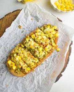 Korean Corn & Jalapeno Garlic Bread