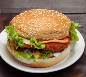 Spicy Korean Chicken Burger