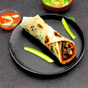 Mushroom Mughlai Roll 