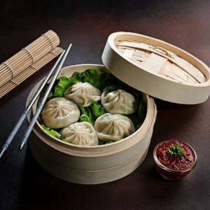 Veg Momos Steamed