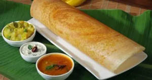 Masala Dosa (Oil) with Wada