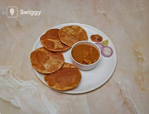 Puri Bhaji [4 Puri]