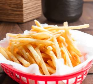 Coffee + peri peri fries