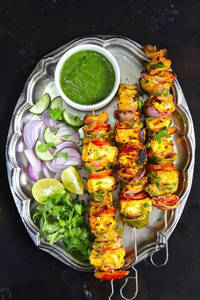Achari paneer tikka