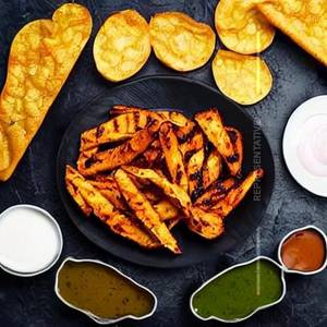 Grilled chicken chips