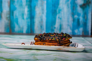 Dark Chocolate Waffle